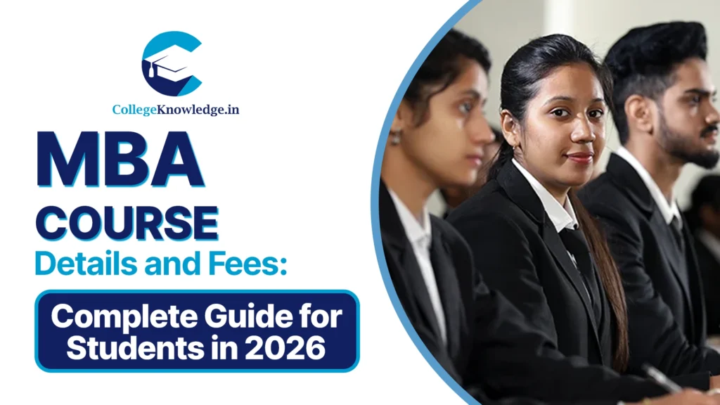 MBA Course Details and Fees in India