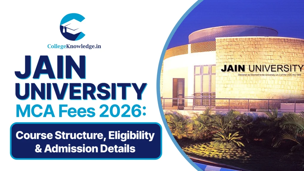 Jain University MCA Fees