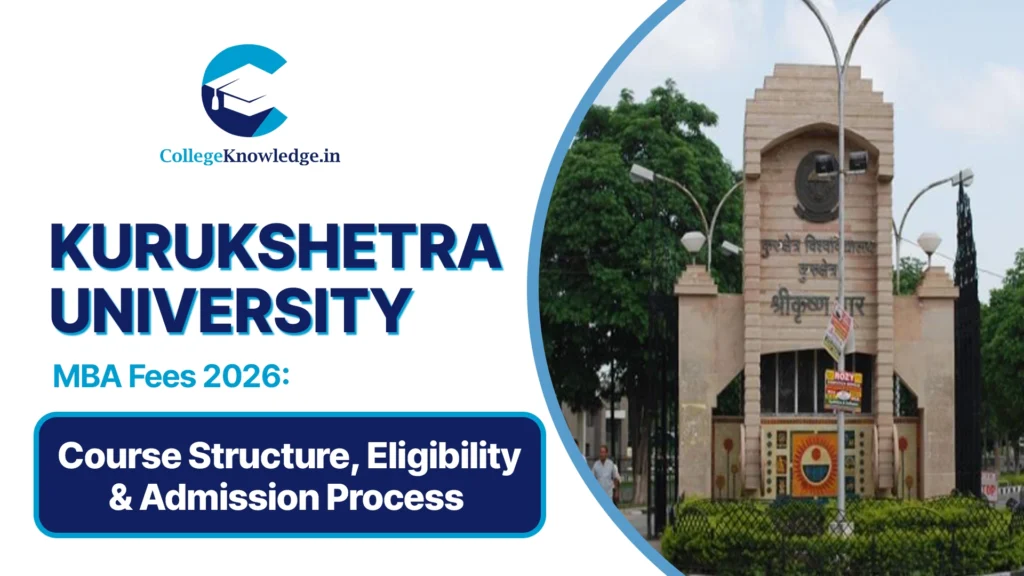 Kurukshetra University MBA Fees 2026
