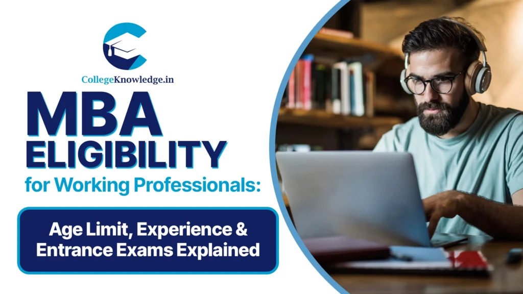 MBA Eligibility for Working Professionals
