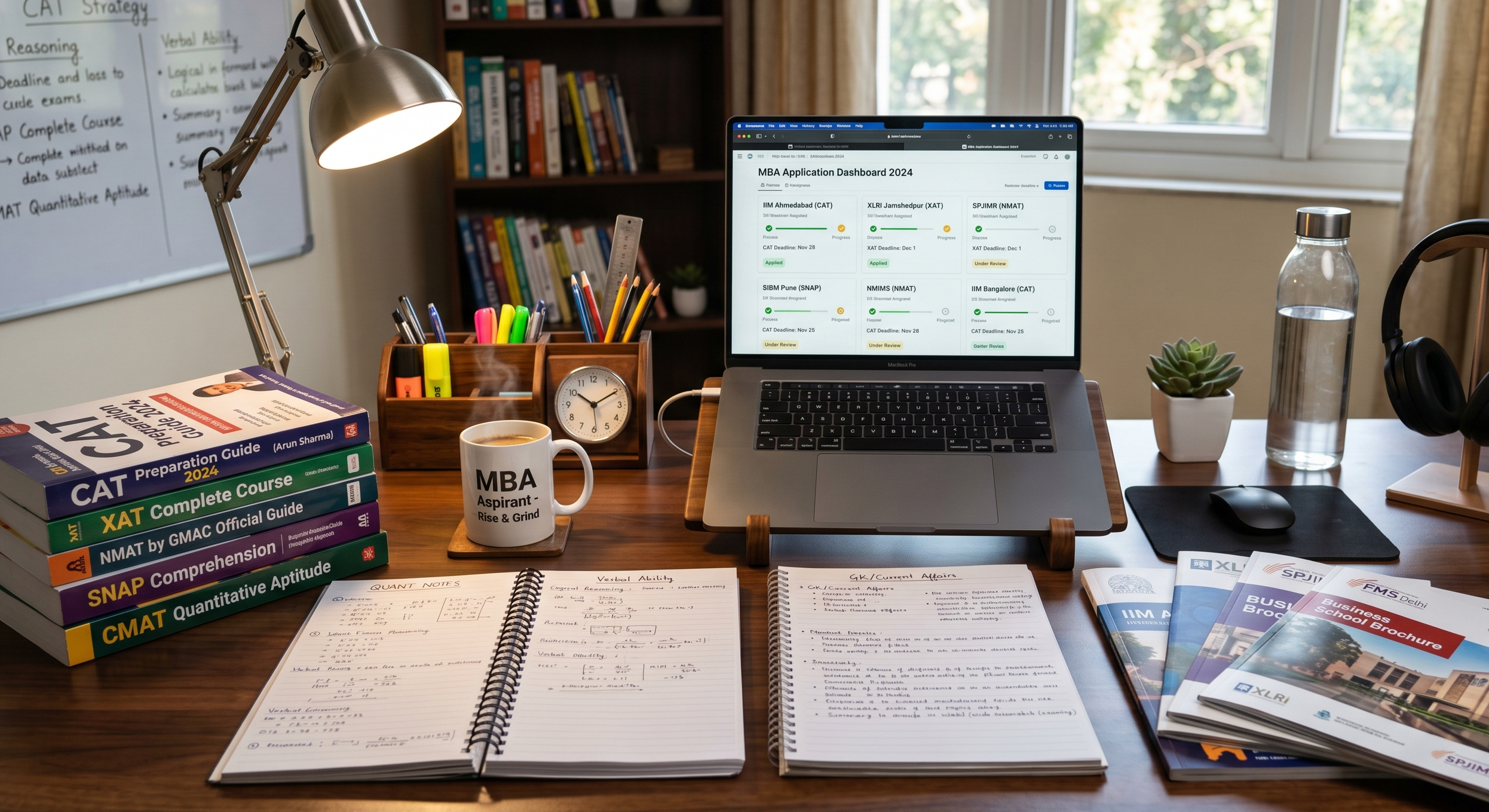 MBA entrance exam preparation and college admission planning
